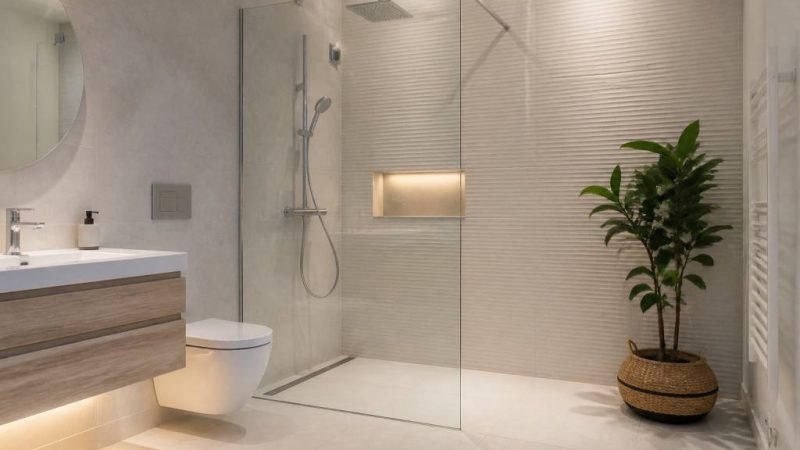 Douche sans ressaut : les solutions pour une salle de bains confortable et accessible
