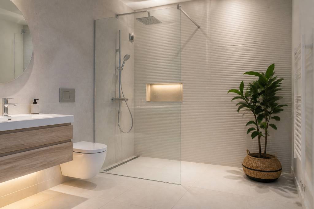 Douche sans ressaut : les solutions pour une salle de bains confortable et accessible
