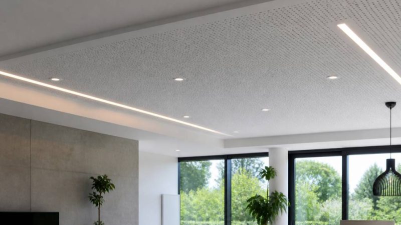 Plafond rafraîchissant : fonctionnement, avantages et confort thermique intérieur